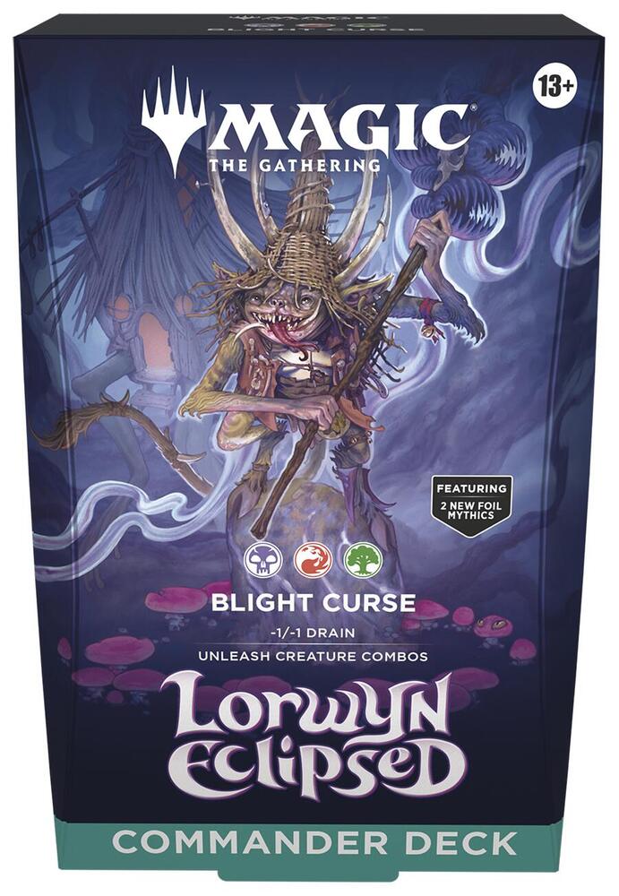 Magic: The Gathering Lorwyn Eclipsed Commander Deck – Blight Curse