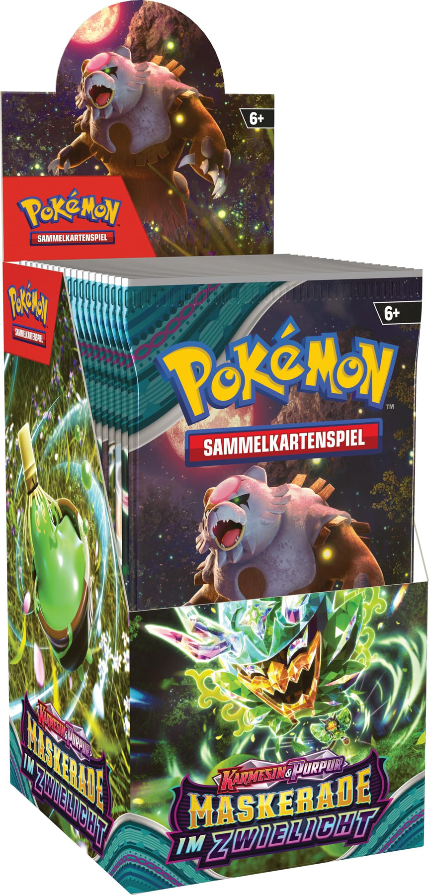 Pokémon TCG – Maskerade im Zwielicht (Twilight Masquerade) 18-Pack Display [German]