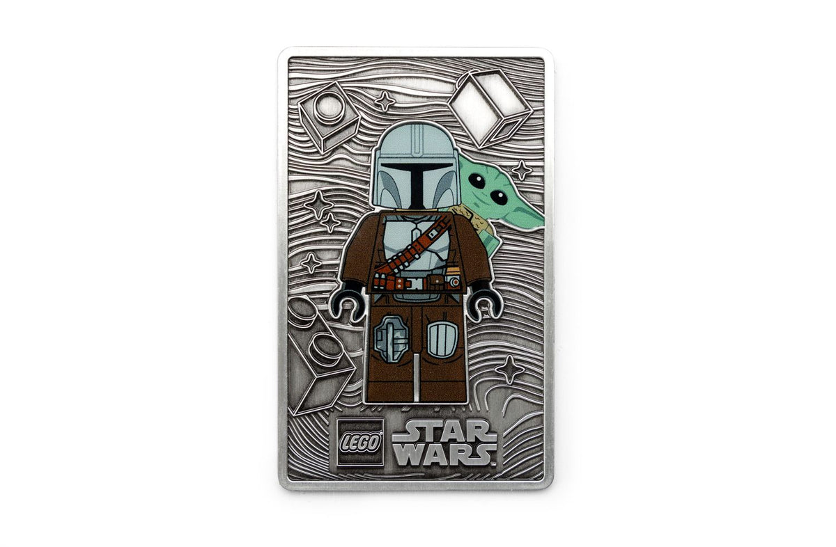 LEGO Star Wars 5010325 The Mandalorian and Grogu Metal Card (Insiders Reward)