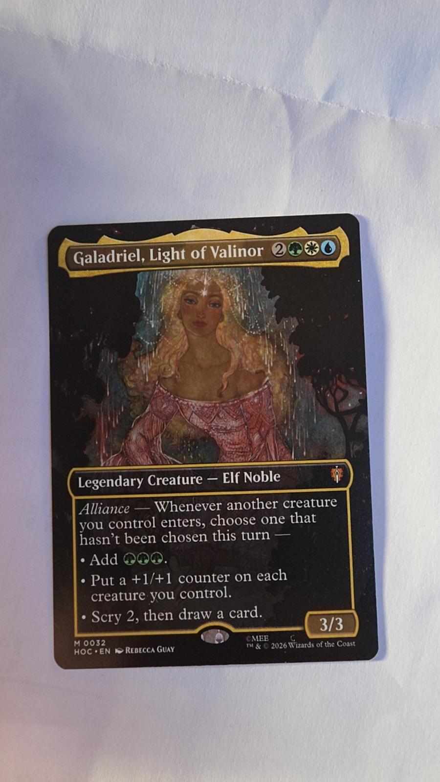 Galadriel, Light of Valinor #32 – The Hobbit – Magic: The Gathering – Near Mint