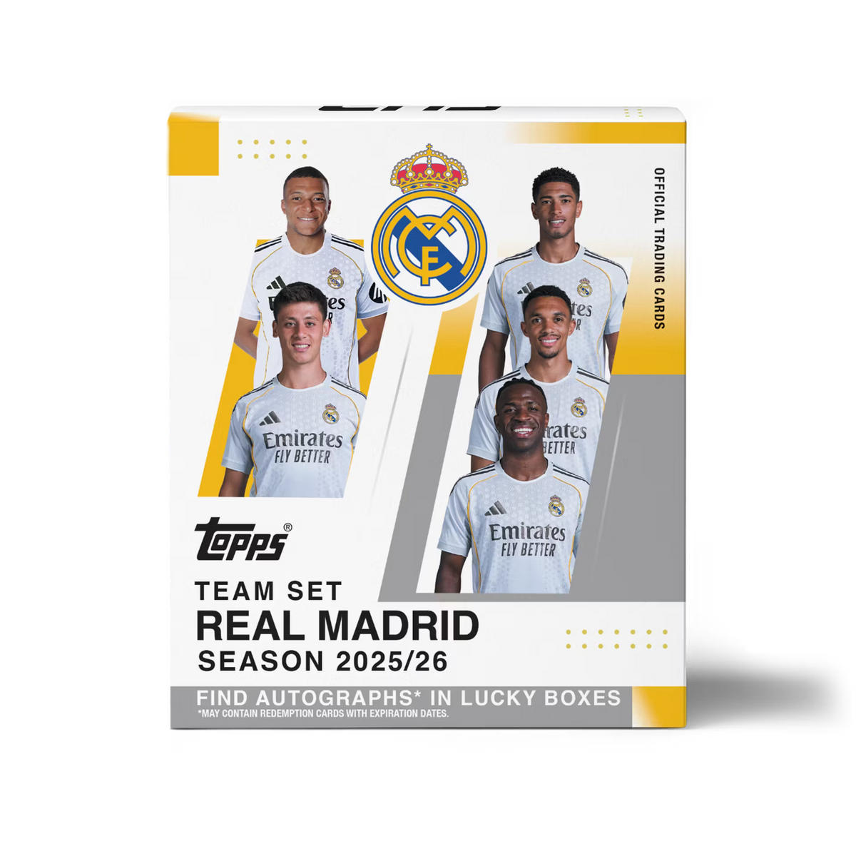 Topps Real Madrid 2025-26 Official Team Set box