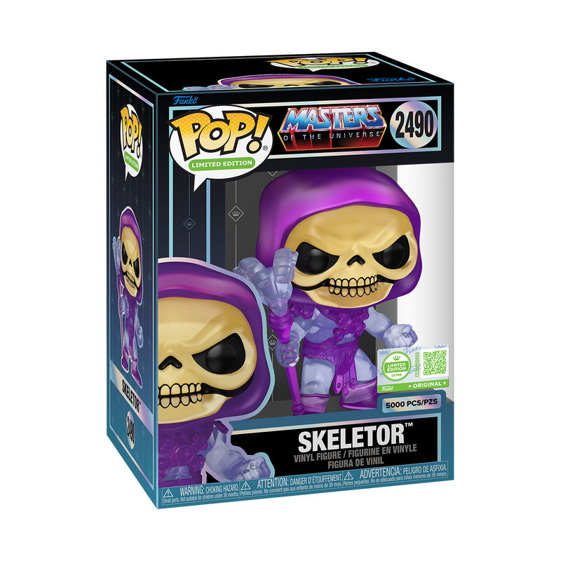 Funko Pop! Skeletor (Translucent) with Pop! Protector