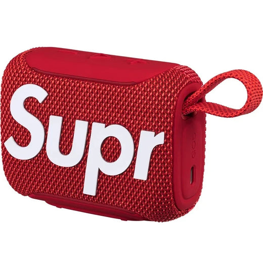 Supreme x JBL GO 5 Bluetooth Portable Speaker – Red/White