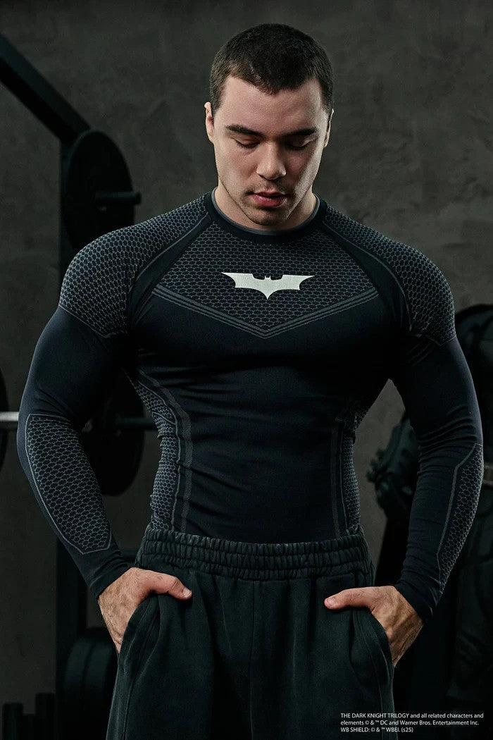 YoungLA 8004 Batman Compression Long Sleeve – Black