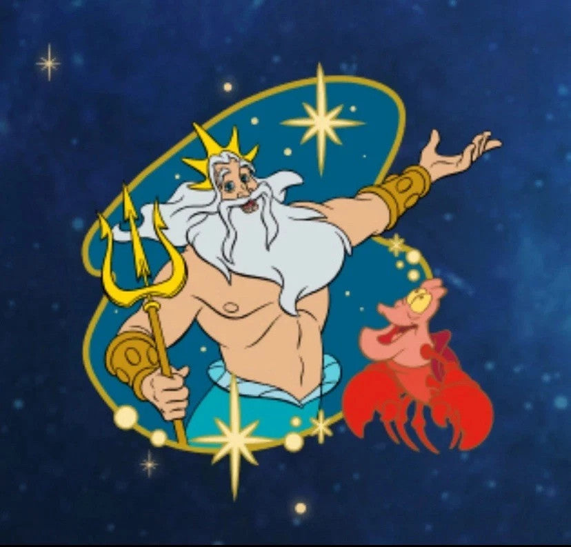 Disney King Triton Limited Edition Pin – The Magic of Disney 2025 Pin Trading Event