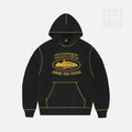 Corteiz RTW Alcatraz Contrast Hoodie – Black/Yellow