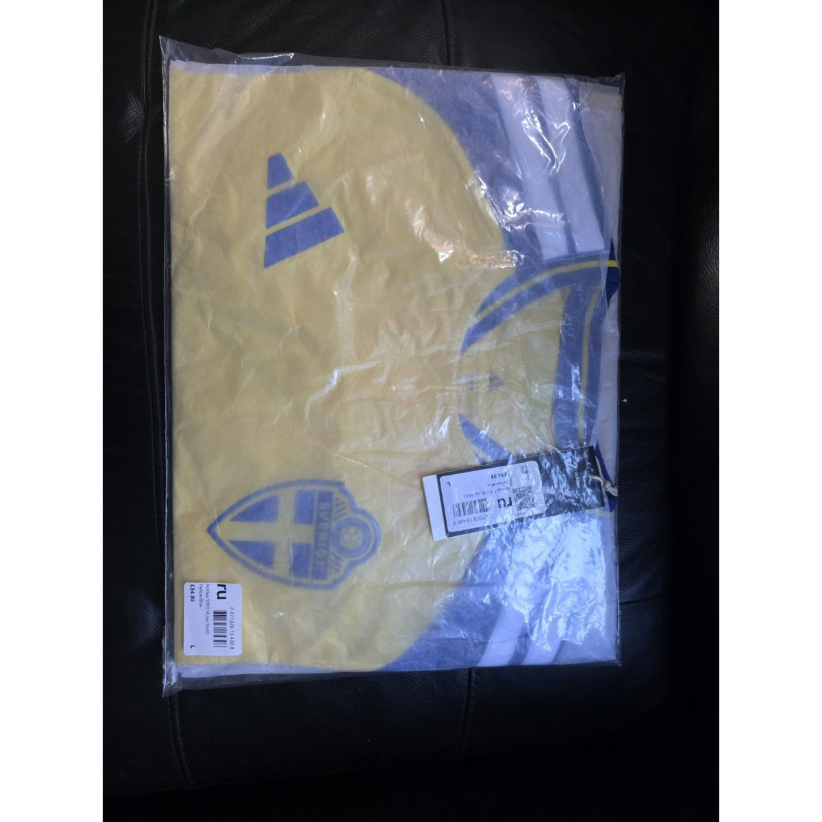 adidas Sweden Women's Home Jersey – Yellow/Blue – M