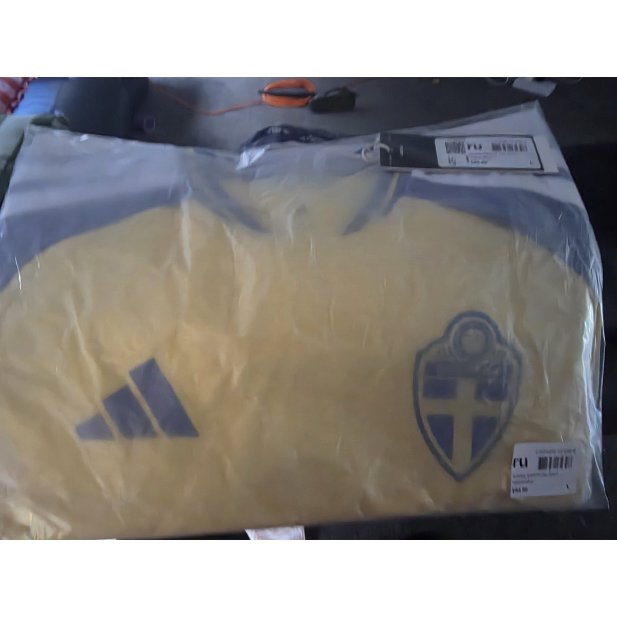 adidas Sweden Women's Home Jersey – Yellow/Blue – M
