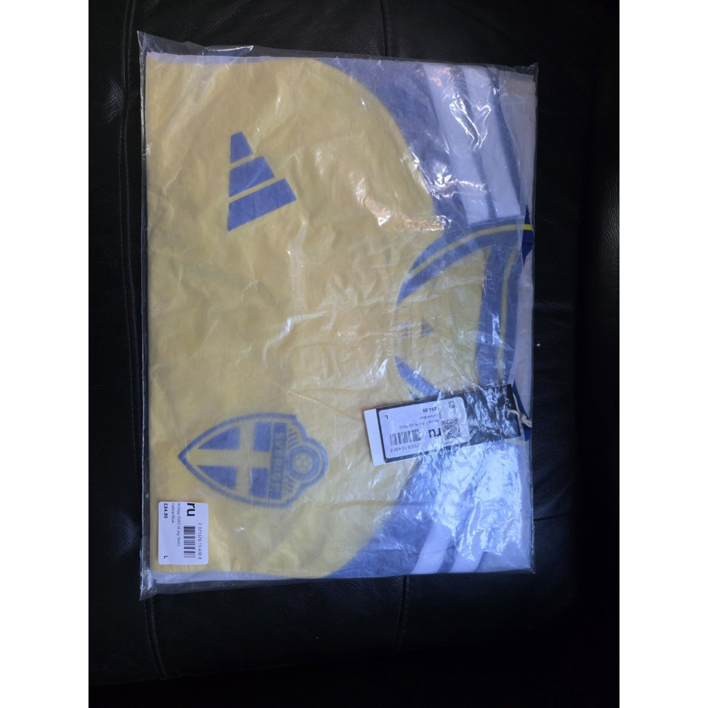 adidas Sweden Women's Home Jersey – Yellow/Blue – S