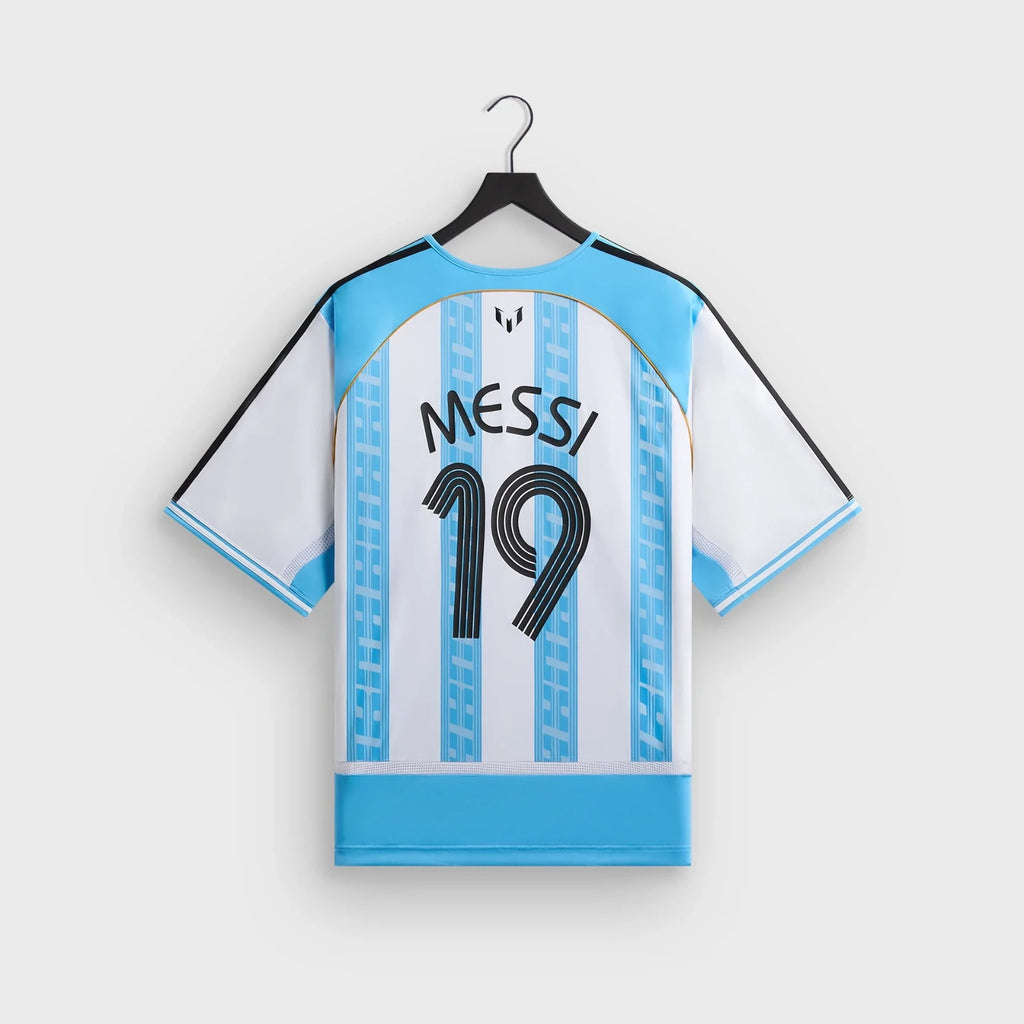 Kith & Messi for adidas Football Jersey – Blue/White