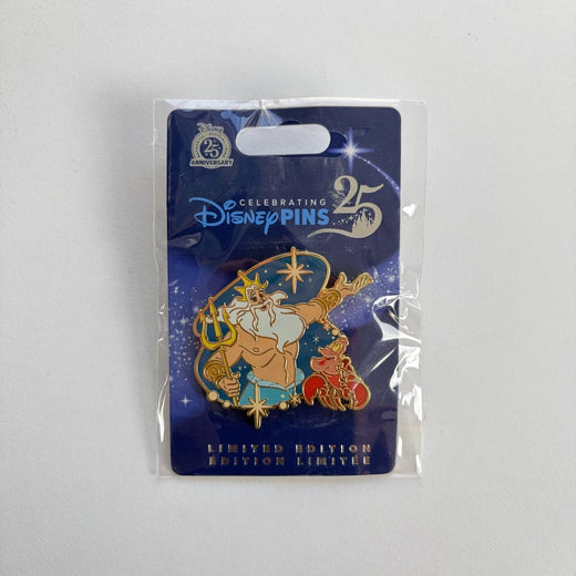 Disney King Triton Limited Edition Pin – The Magic of Disney 2025 Pin Trading Event