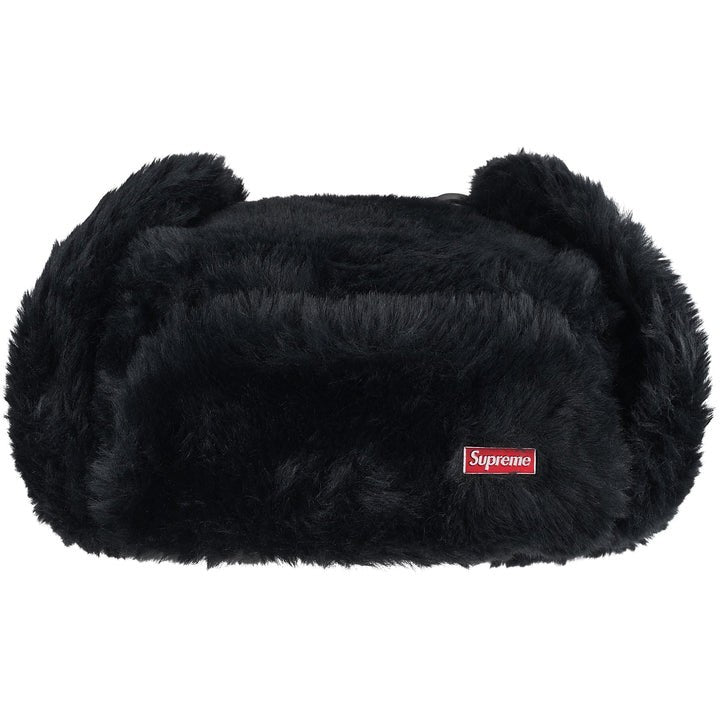 Supreme Ushanka Hat FW25 – Black, S/M