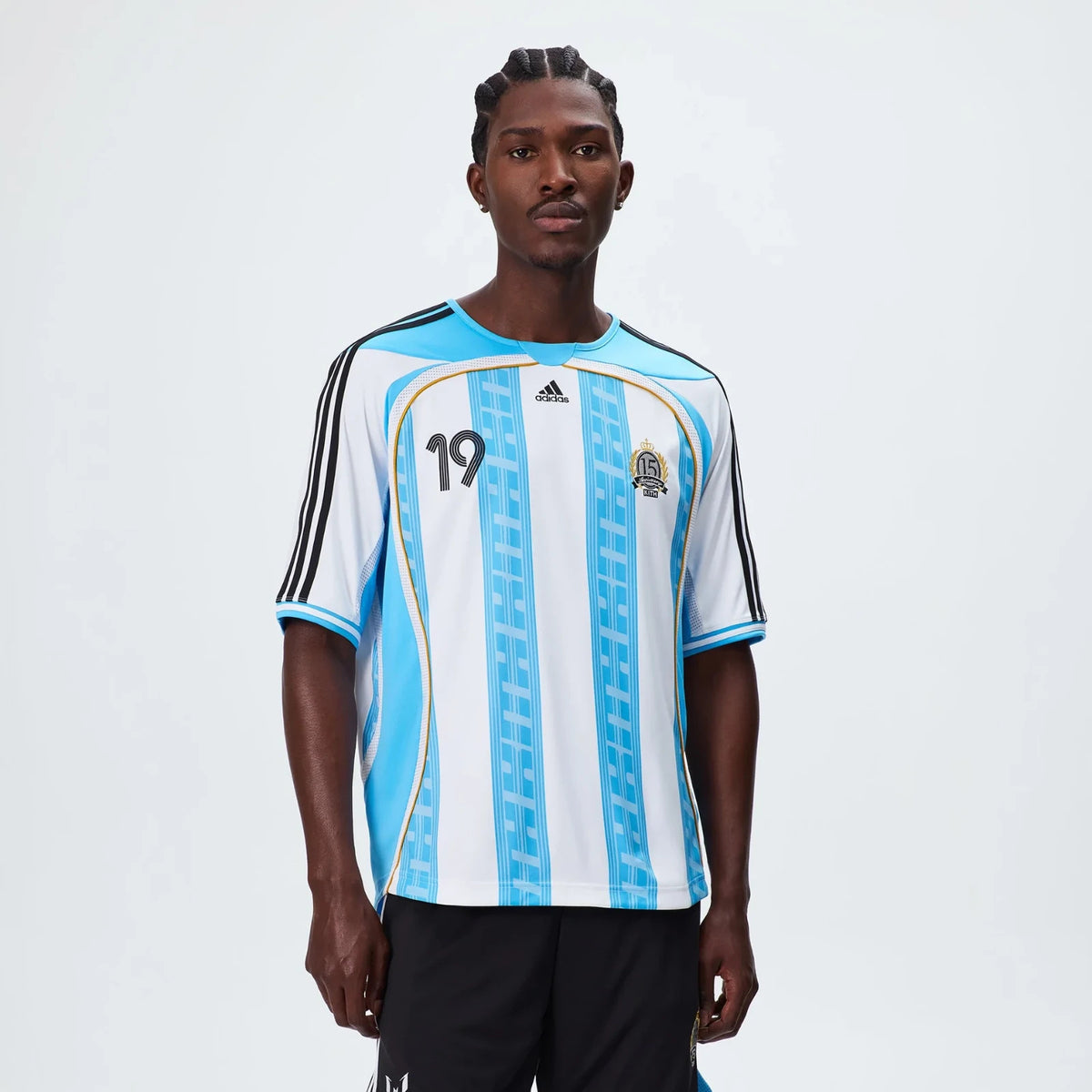 Kith & Messi for adidas Football Jersey – Blue/White
