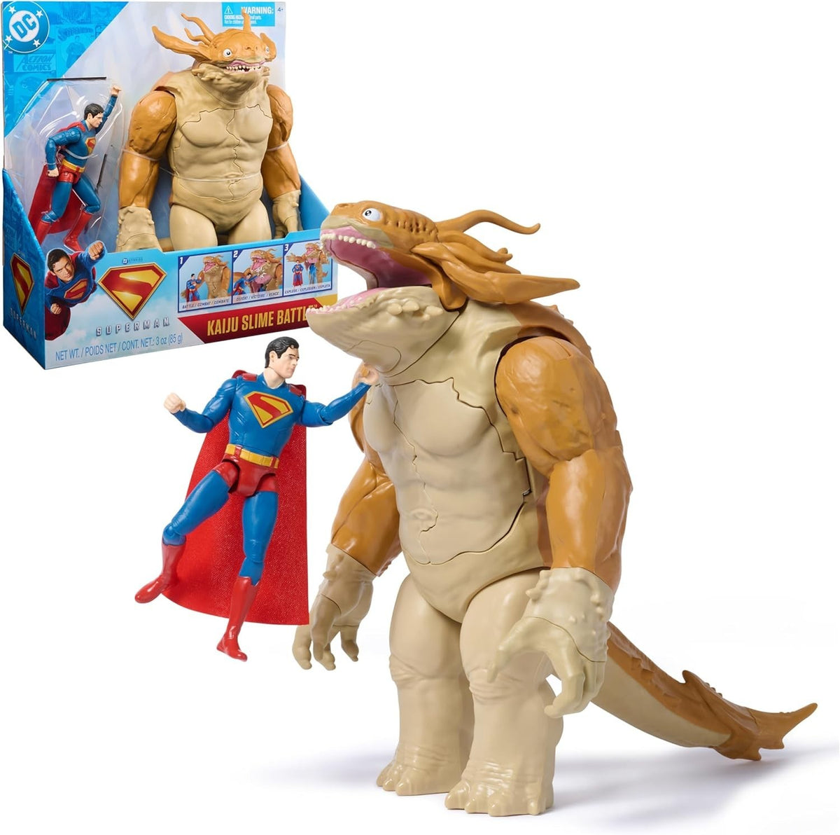 DC Superman vs. Kaiju Slime Battle Action Figure Set
