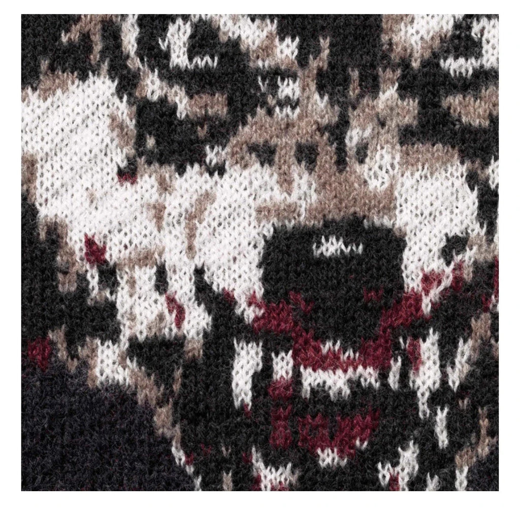Supreme Wolves Sweater FW26 – Black/Grey