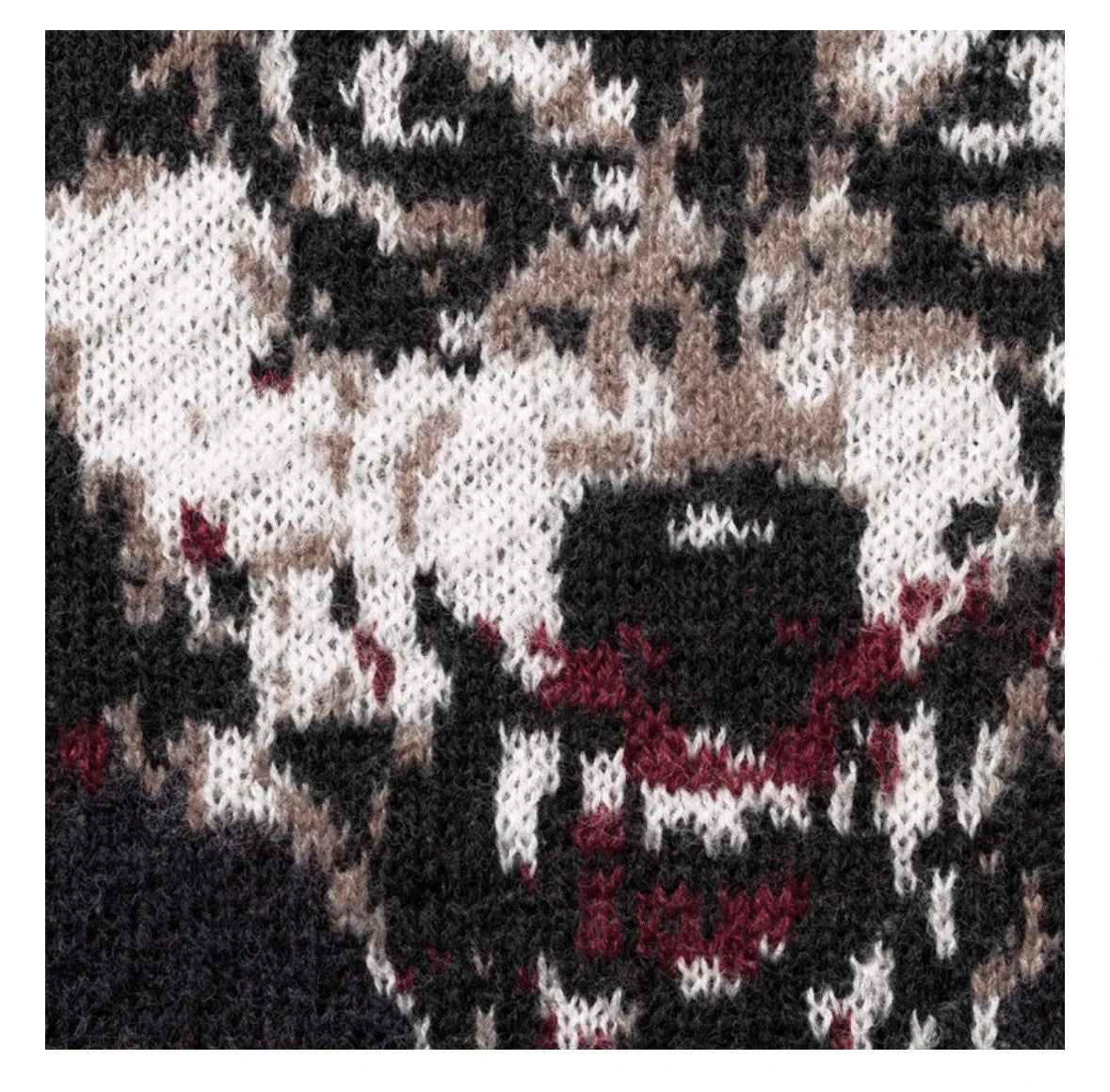 Supreme Wolves Sweater FW26 – Black/Grey