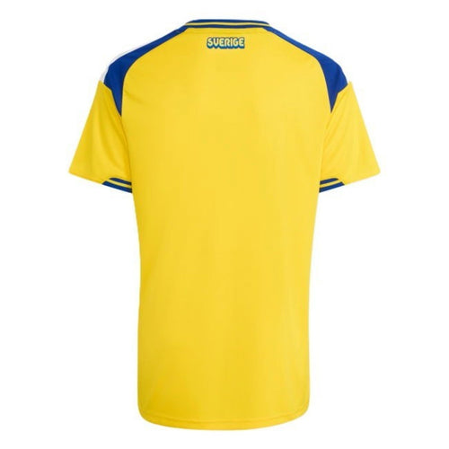 adidas Sweden Kids' Home Jersey – Yellow/Blue – 13-14 Years