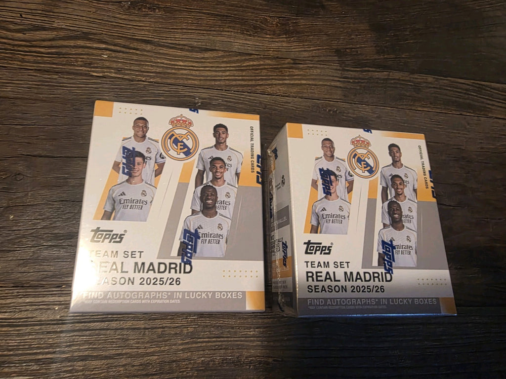 Topps Real Madrid 2025-26 Official Team Set – Sealed Box