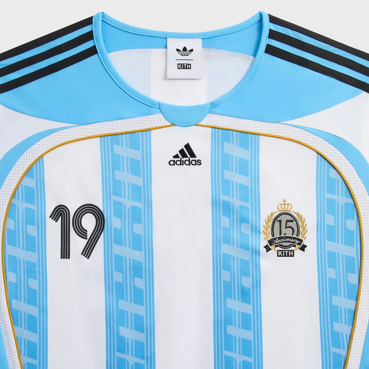 Kith & Messi for adidas Football Jersey – Blue/White