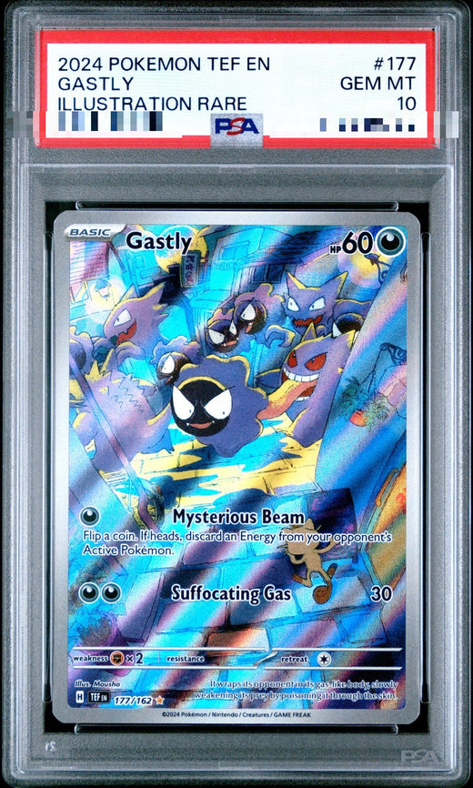 Gastly 177/162 Illustration Rare – Temporal Forces – PSA 10 Gem Mint