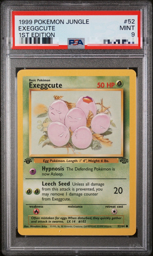 Exeggcute 52/64 1st Edition – Jungle – PSA 9 Mint