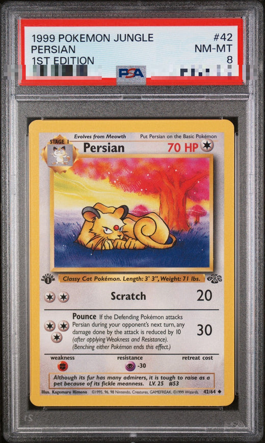 Persian 42/64 1st Edition – Jungle – PSA 8 NM-MT