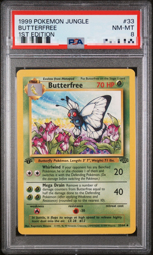 Butterfree PSA slab, front